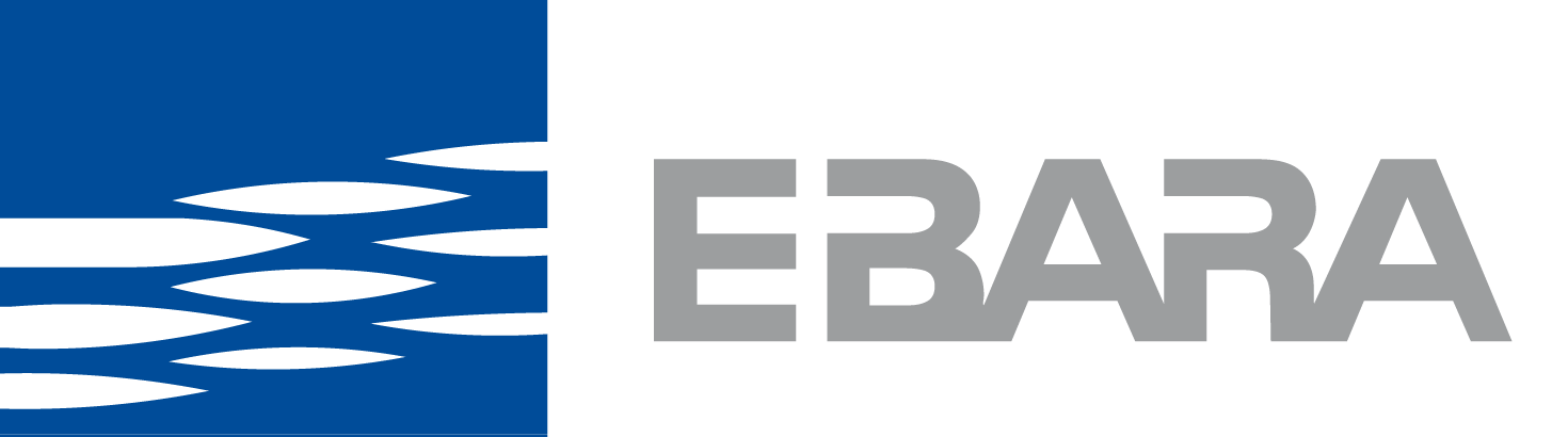 A picture of the Ebara logo.