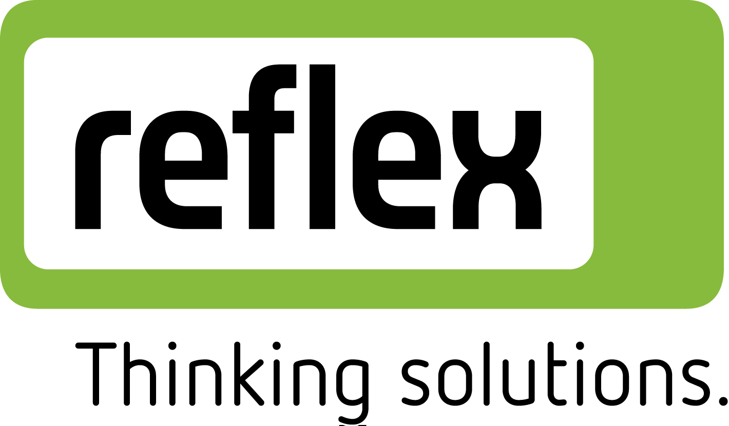 A picture of the Reflex logo.