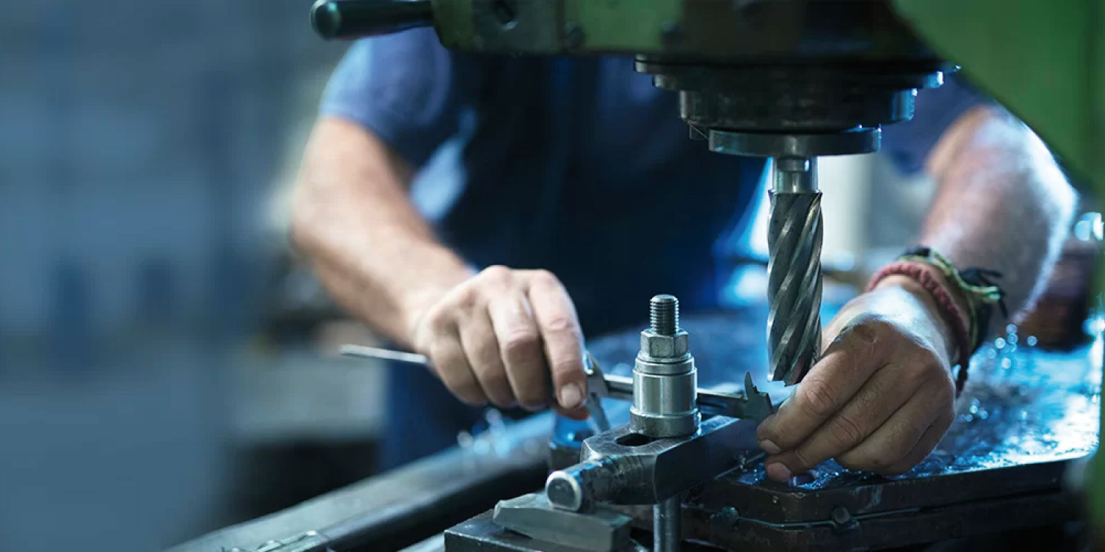 A picture of machining.