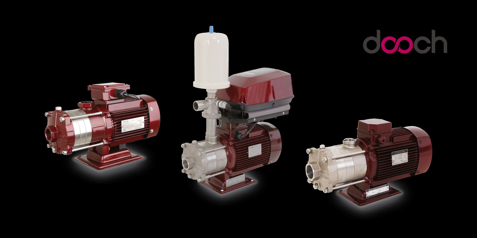 A picture of Dooch DHF series pumps.