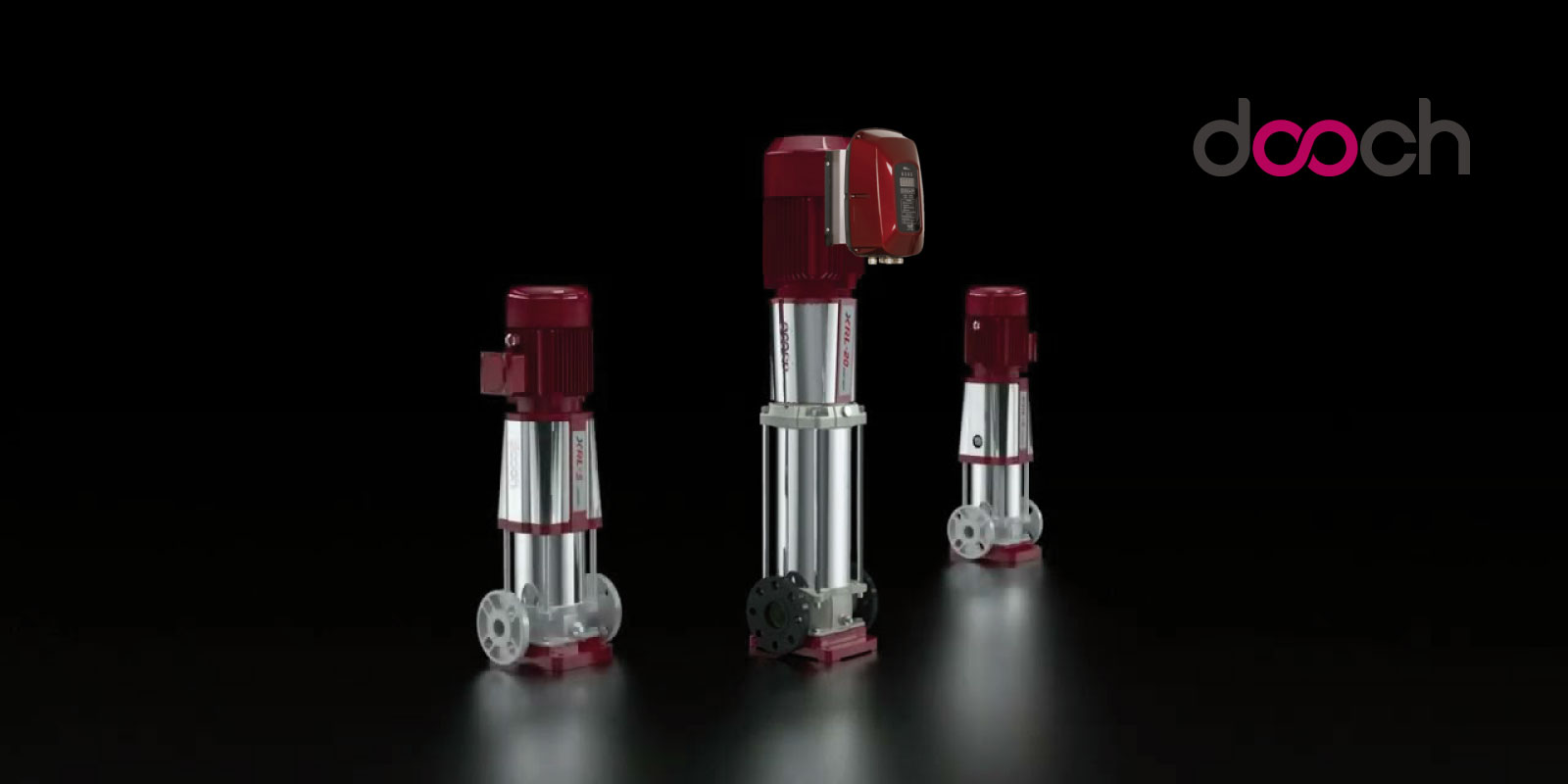 A picture of Dooch XRL series pumps.
