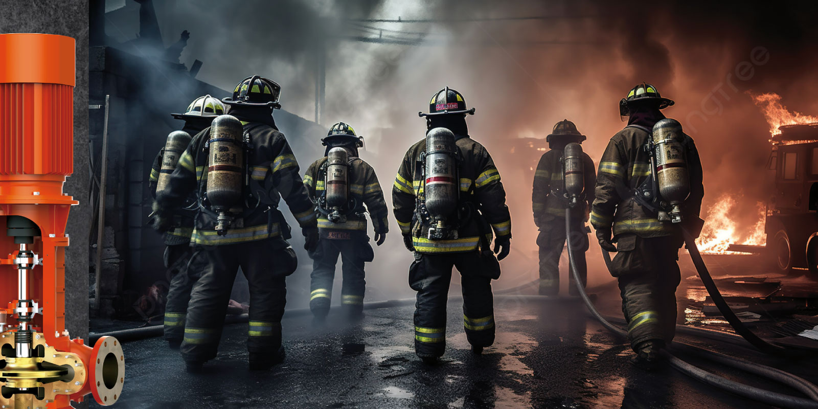 Picture of firefighting