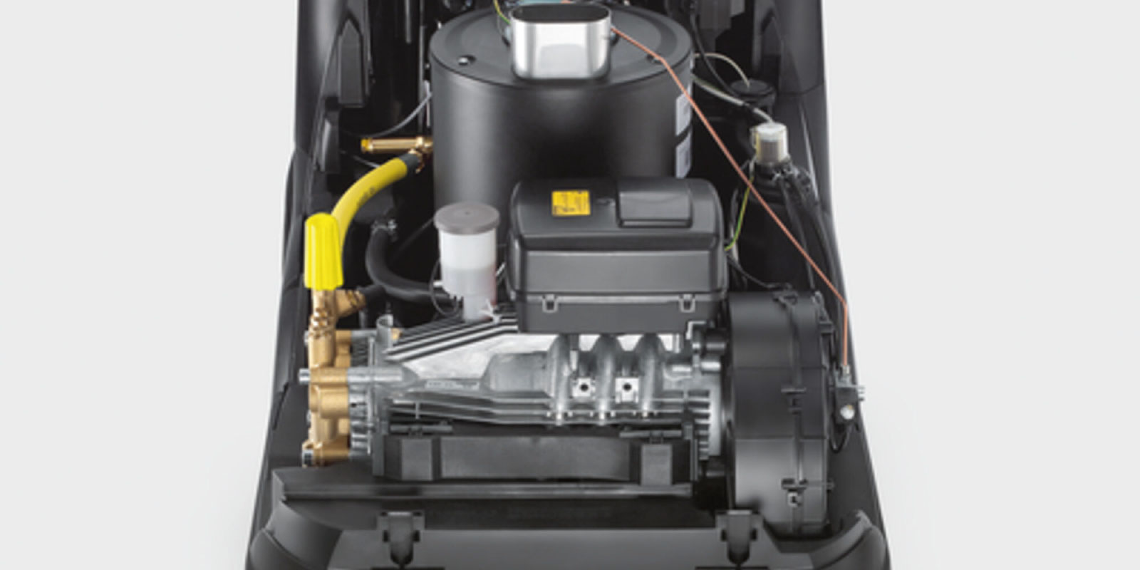A picture of the burner of the Kärcher hot water high-pressure cleaner HDS 10/20-4 M to move.