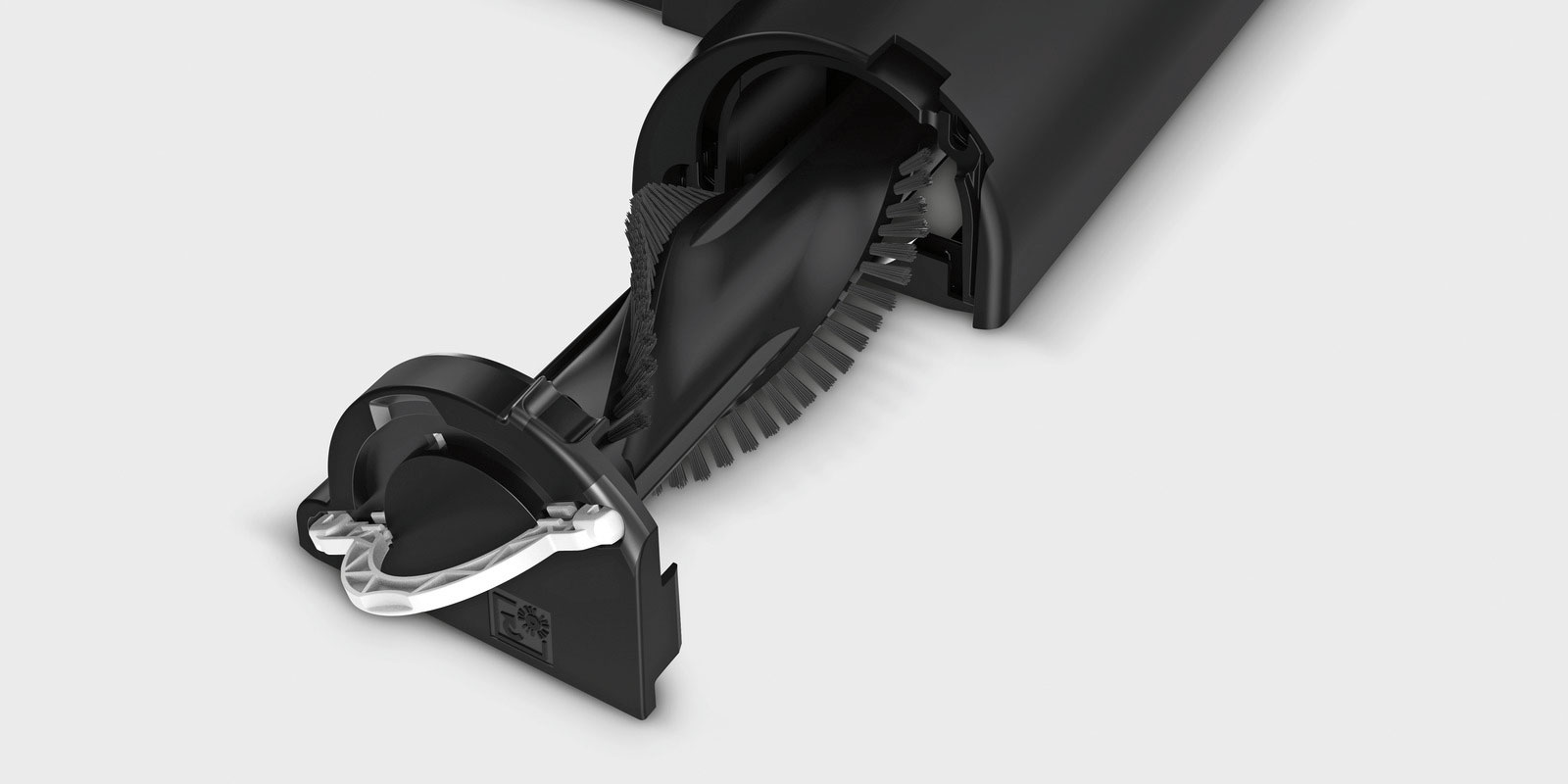 A picture of the roller brush of the Kärcher dry vacuum cleaner CV 38/2 Adv.