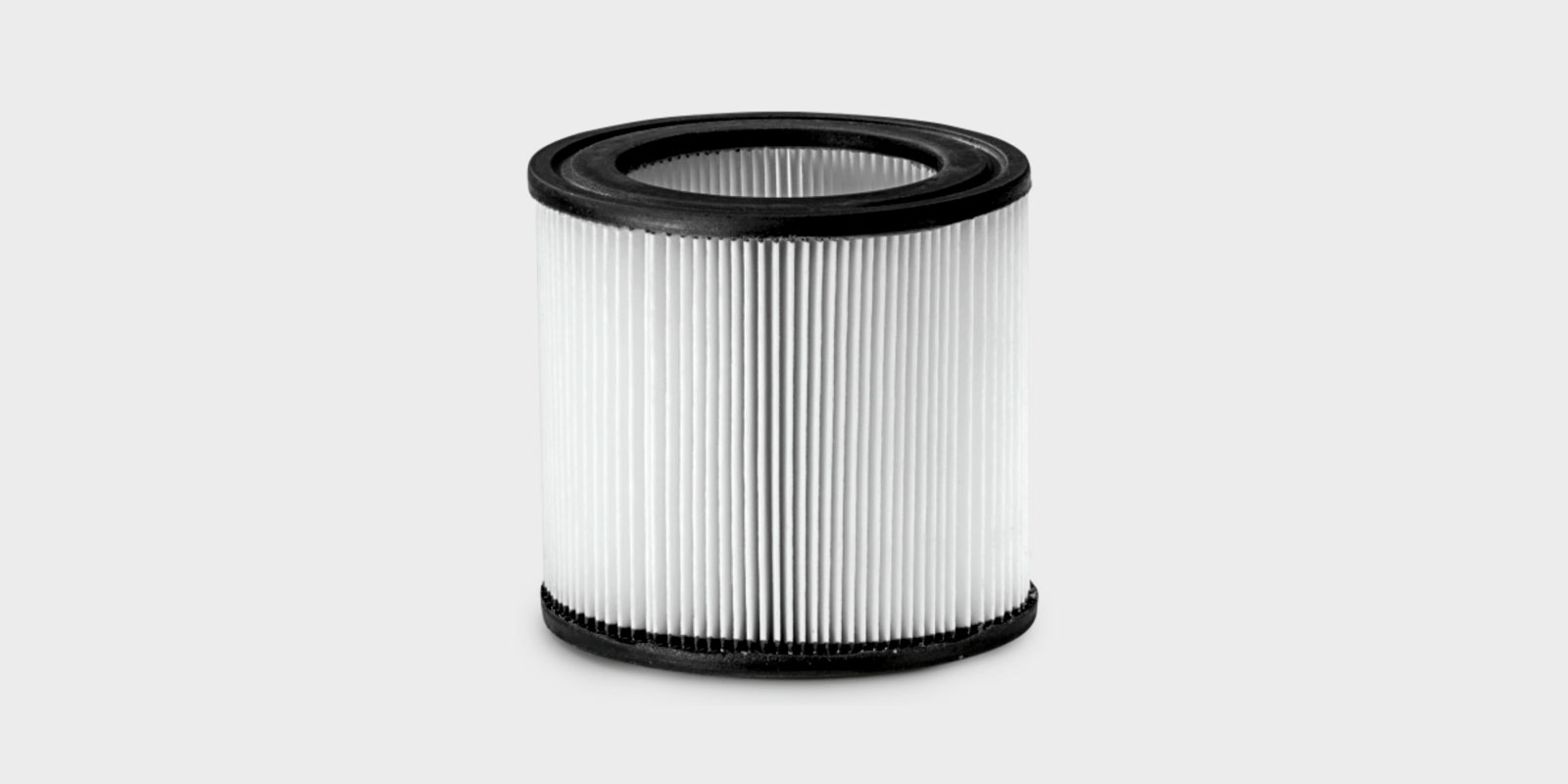 A picture of the cartridge filter of the Kärcher wet and dry vacuum cleaner NT 27/1.