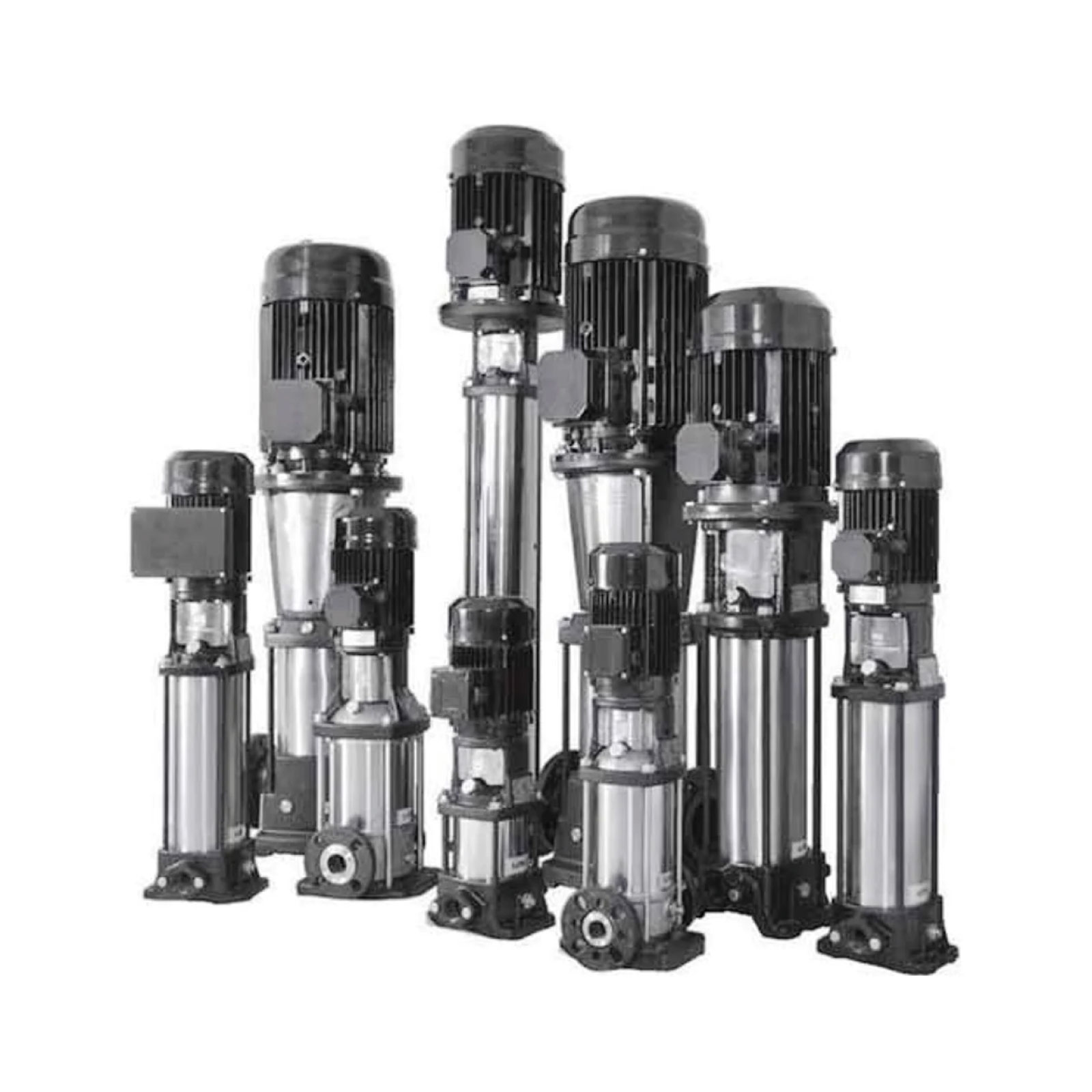 A picture of water pumps.